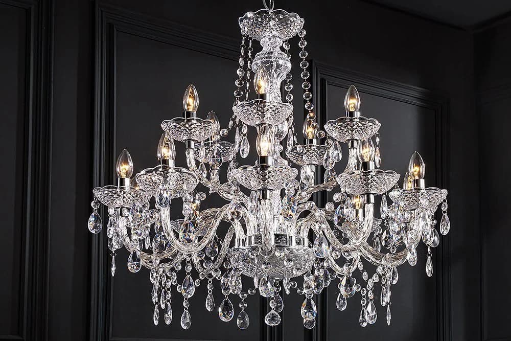 riess-ambiente Kronleuchter CRYSTAL 80cm klar Barock Design - Bild 4