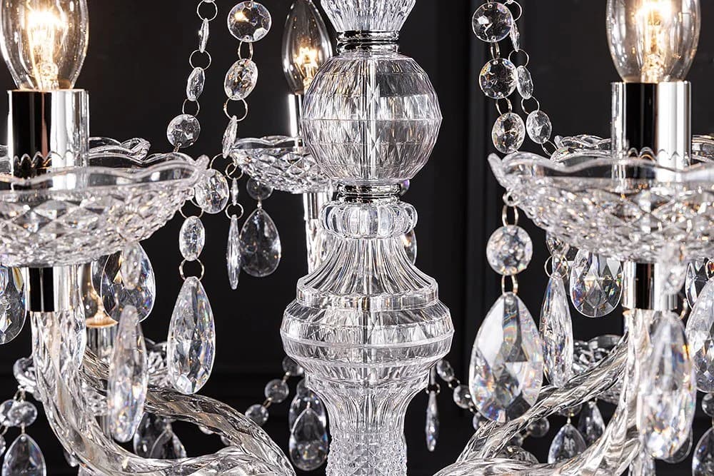 riess-ambiente Kronleuchter CRYSTAL 80cm klar Barock Design - Bild 5