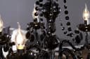 riess-ambiente Kronleuchter BLACK CRYSTAL 55cm Schwarz Barock Design Bild 3