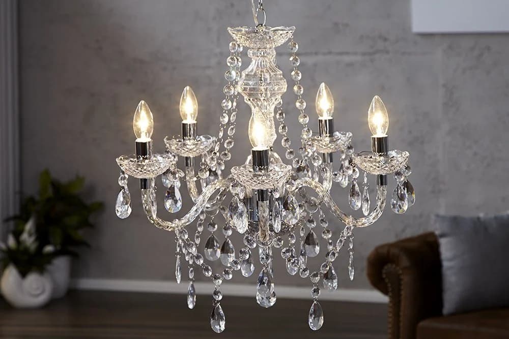 riess-ambiente Kronleuchter CRYSTAL 55cm klar Barock Design - Bild 2