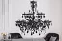 riess-ambiente Kronleuchter BLACK CRYSTAL XL Schwarz Barock Design Bild 1