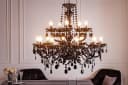 riess-ambiente Kronleuchter BLACK CRYSTAL XL Schwarz Barock Design Bild 2