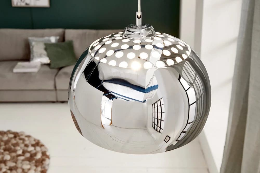 riess-ambiente Hängeleuchte CHROME BALL 32cm chrom - Bild 5