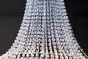 riess-ambiente Kronleuchter ROYAL XL 105cm Barock Design Transparent Silber Bild 3