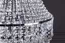 riess-ambiente Kronleuchter ROYAL XL 105cm Barock Design Transparent Silber Bild 5