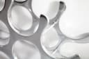 riess-ambiente Weinregal FLAME 48cm Silber Flammendesign Bild 4