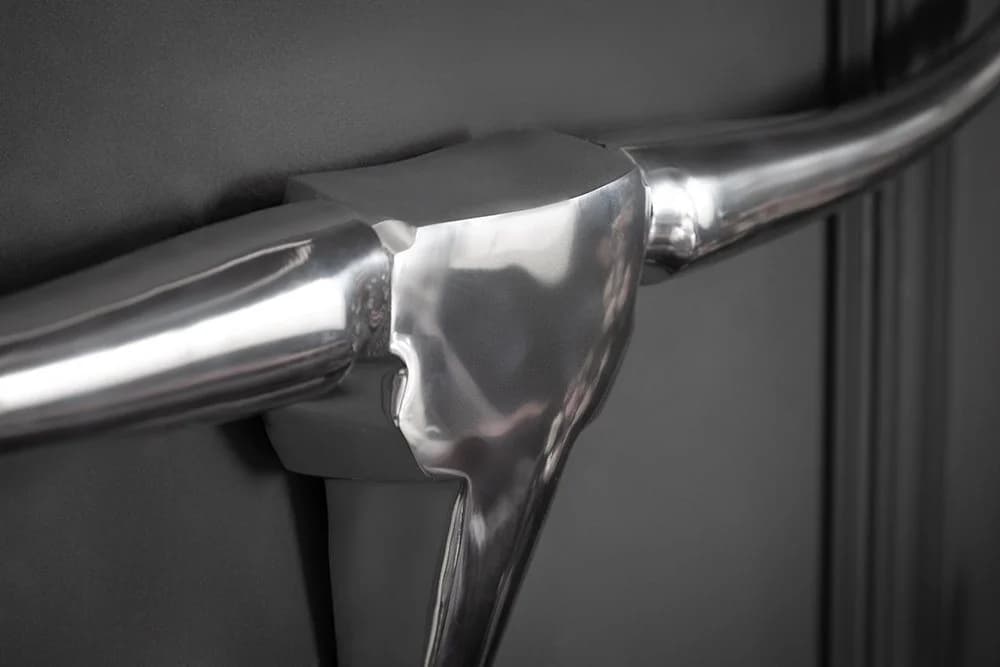 riess-ambiente Wanddeko BULL Silber Stierkopf Modern Design - Bild 3