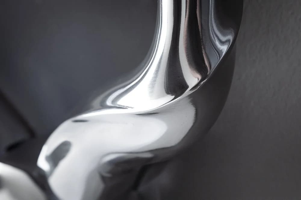riess-ambiente Wanddekoobjekt STYLE ROCKS 53cm silber Aluminium - Bild 3