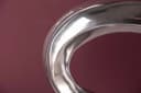 riess-ambiente Bodenvase WAVE XL 106cm Silber Poliert Dekovase Aluminium Bild 4