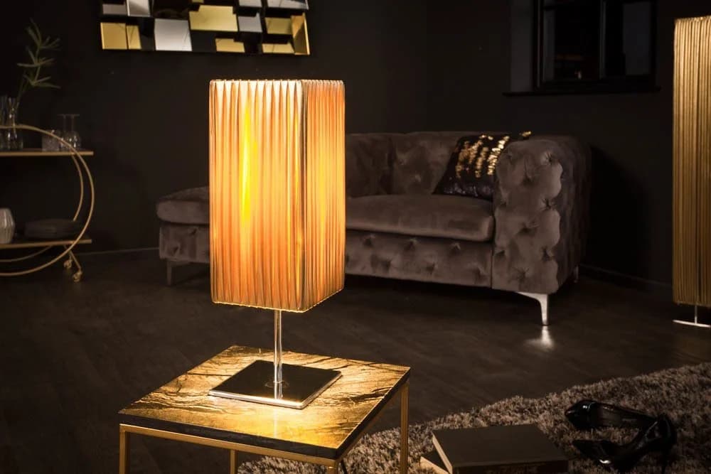 riess-ambiente Tischleuchte PARIS 43cm Gold Silber Modern Design - Bild 3