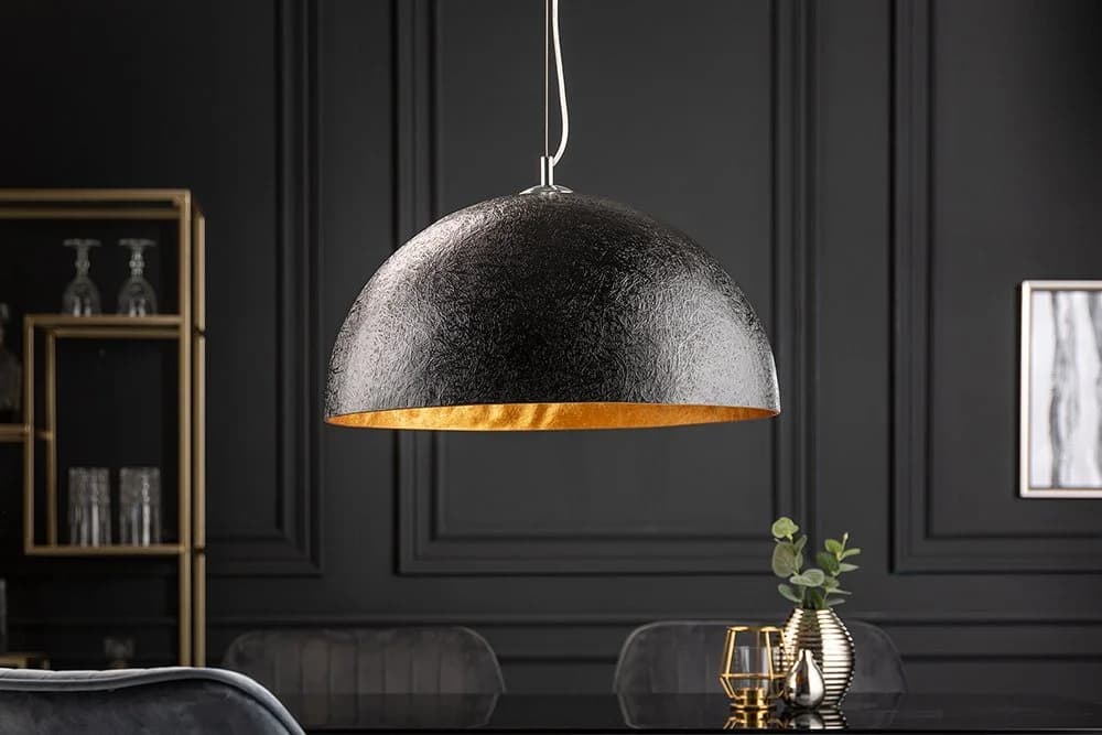 riess-ambiente Hängeleuchte GLOW 50cm Schwarz/Gold - Bild 2