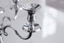 riess-ambiente Kerzenständer Modern Barock Silber Metall Bild 3