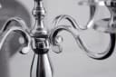 riess-ambiente Kerzenständer Modern Barock Silber Metall Bild 4