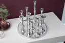 riess-ambiente Kerzenständer Modern Barock 25cm Silber Metall Kerzenhalter Dekoration Bild 5