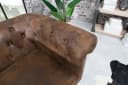 riess-ambiente Chesterfield Sessel 110cm Antik Braun Federkern Bild 5