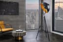 riess-ambiente Stehlampe BIG STUDIO 170cm Schwarz mit Blattgold-Optik Bild 1