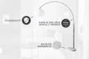 riess-ambiente Bogenlampe LOUNGE DEAL Weiß Modern Verstellbar Bild 3
