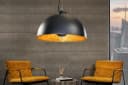 riess-ambiente Hängeleuchte STUDIO 55cm Schwarz/Gold Industrial Design Bild 1