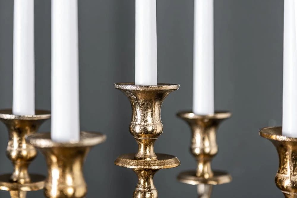 riess-ambiente Kerzenständer MODERN BAROCK 40cm gold Metall - Bild 3