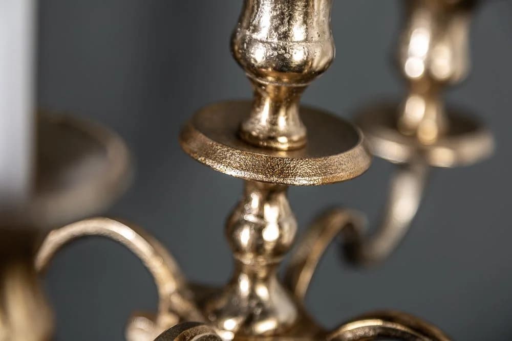 riess-ambiente Kerzenständer MODERN BAROCK 40cm gold Metall - Bild 5