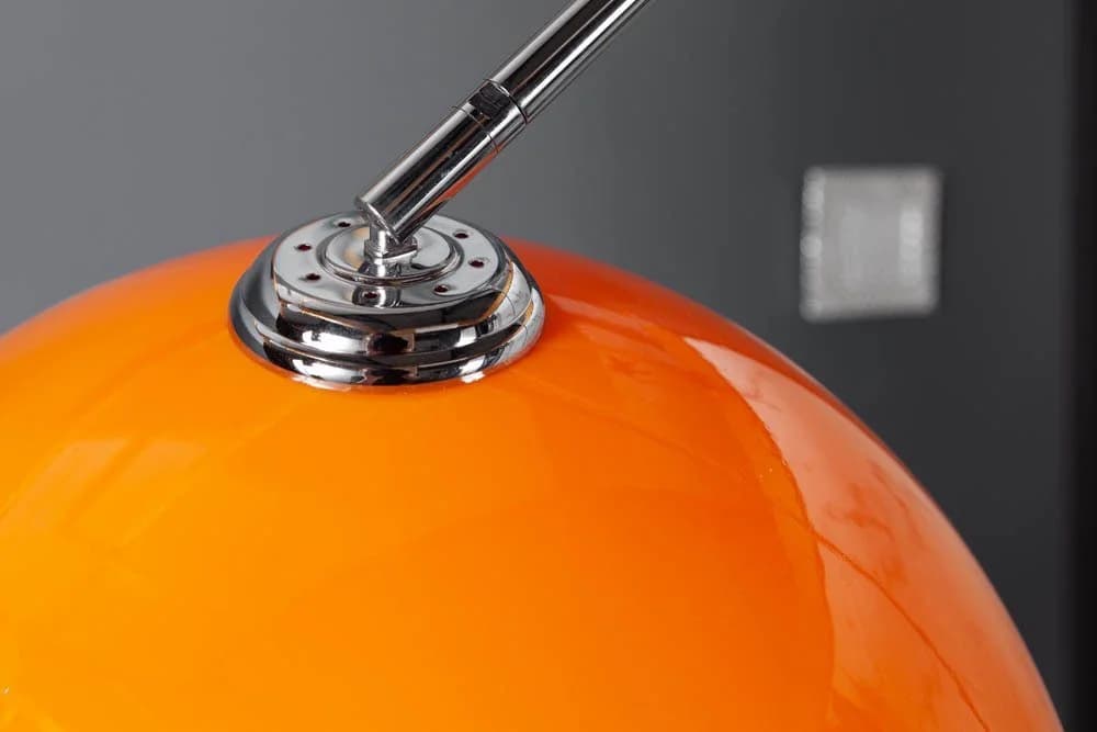 riess-ambiente Bogenlampe LOUNGE DEAL Orange Metall Marmor - Bild 4