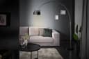 riess-ambiente Bogenlampe LOUNGE DEAL 170-210cm chrom silber Bild 1
