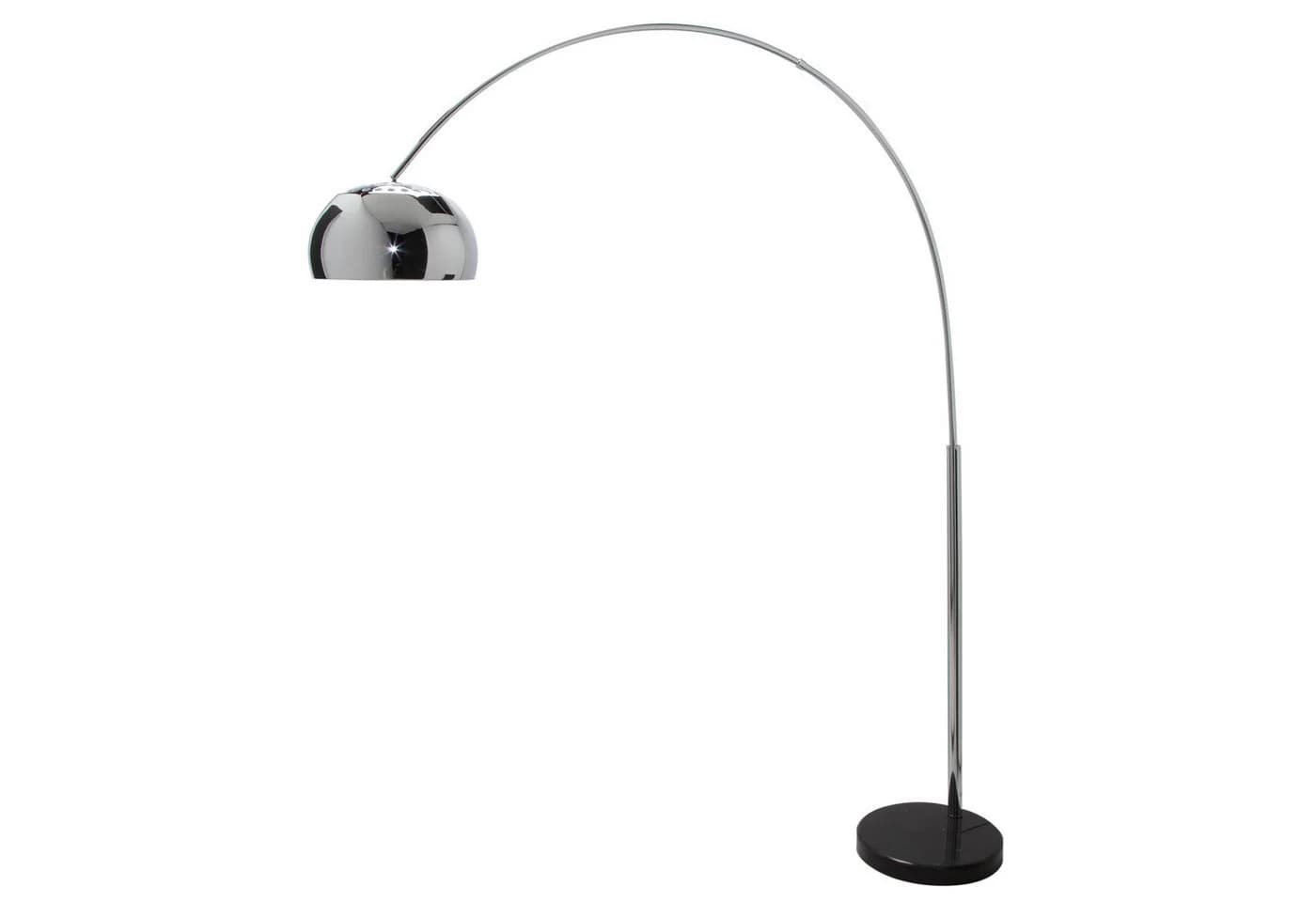 riess-ambiente Bogenlampe LOUNGE DEAL 170-210cm chrom silber - Bild 2