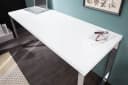 riess-ambiente Schreibtisch WHITE DESK 160cm Weiß/Silber Hochglanz Bild 4