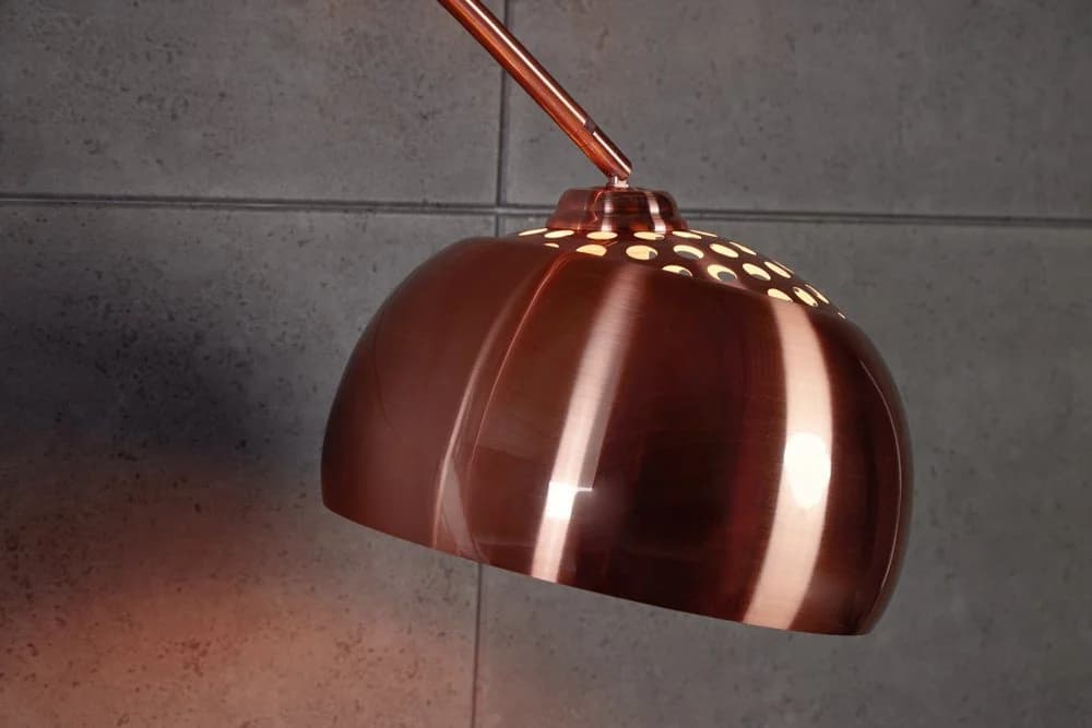 riess-ambiente Bogenlampe LOUNGE DEAL Kupfer Verstellbar Modern Design - Bild 3