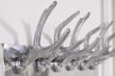 riess-ambiente Wandgarderobe DEER Silber Aluminium Geweih-Design 6 Haken Bild 5
