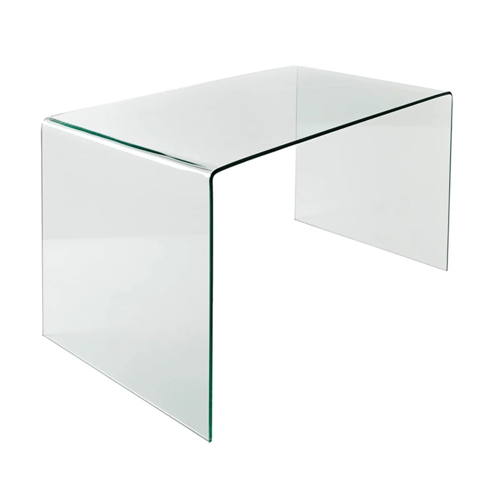 riess-ambiente Schreibtisch FANTOME 120cm Transparent Ganzglastisch Modern