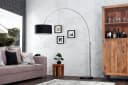 riess-ambiente Bogenlampe LOUNGE DEAL Schwarz Silber Verstellbar Bild 3