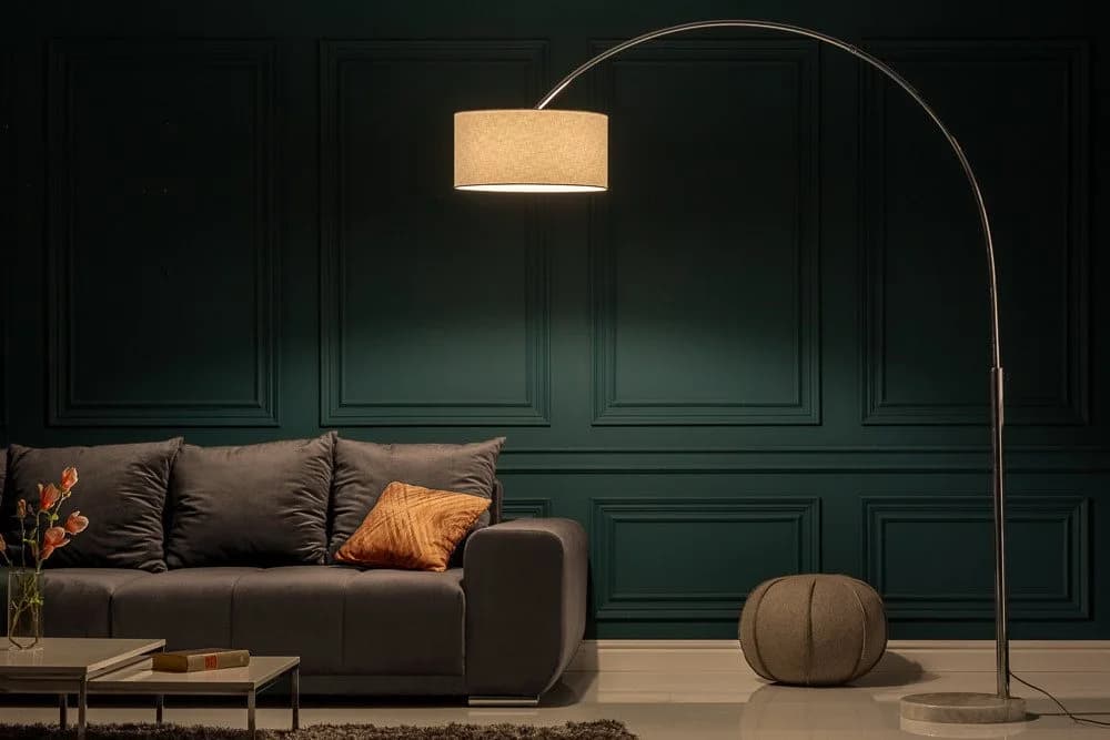riess-ambiente Bogenlampe LOUNGE DEAL 170-200cm weiß/silber - Bild 2