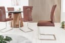 riess-ambiente Freischwinger SAMSON dark coffee / silber Bild 3