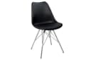 riess-ambiente Esszimmerstuhl SCANDINAVIA MEISTERSTÜCK Schwarz/Silber Retro Design Bild 5