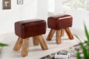 riess-ambiente Sitzhocker TURNBOCK 40cm Coffee Mangoholz Bild 1
