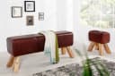 riess-ambiente Sitzhocker TURNBOCK 40cm Coffee Mangoholz Bild 3