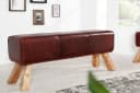 Riess Ambiente Sitzbank TURNBOCK 120cm Braun/Natur Echtleder Bild 4