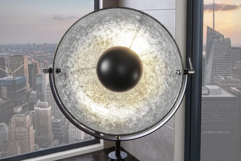 riess-ambiente Stehlampe STUDIO 150cm Schwarz/Silber Industrial - Bild 4