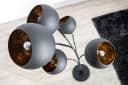 riess-ambiente Stehlampe MAGMA 170cm Schwarz/Gold Retro Bild 3