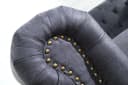 riess-ambiente Sofa CHESTERFIELD 200cm antik grau 3-Sitzer Microfaser Bild 5