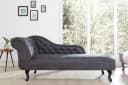 riess-ambiente Recamiere Chesterfield 170cm Antik Grau Bild 2