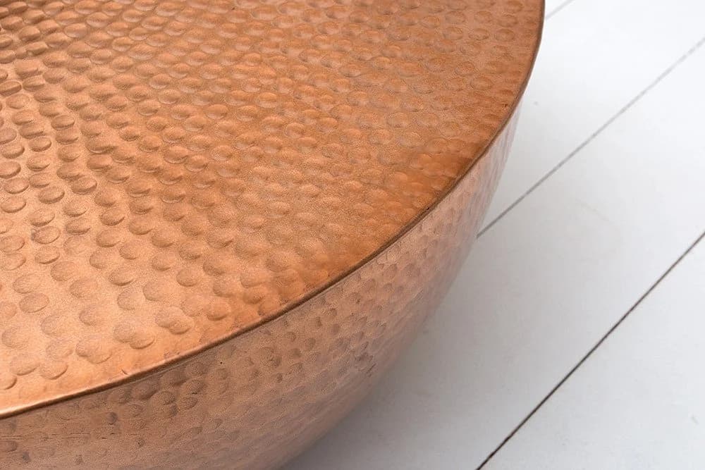 riess-ambiente Couchtisch ORIENT II Ø60cm kupfer Hammerschlag Design - Bild 4
