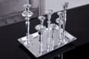 riess-ambiente Kerzenständer Set 7-tlg. Silber Barock Design Bild 4