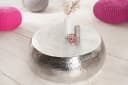 riess-ambiente Couchtisch ORIENT Silber Hammerschlag Design Bild 1