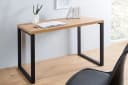 riess-ambiente Schreibtisch OAK DESK 120cm Eichenoptik Schwarz Industrial Bild 2