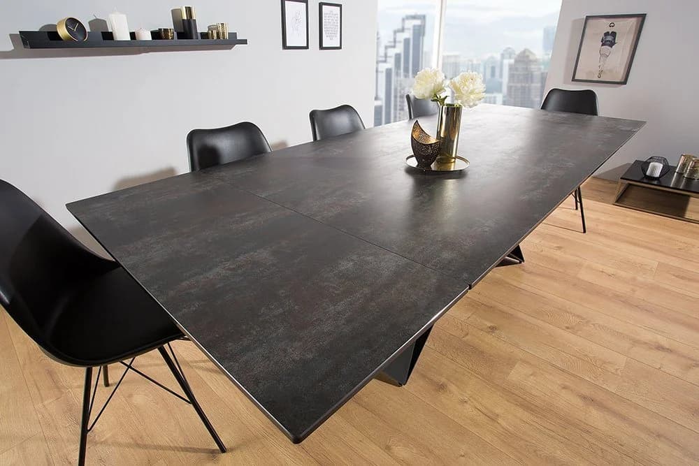 riess-ambiente Esstisch PROMETHEUS Keramik 180-260cm braun - Bild 3