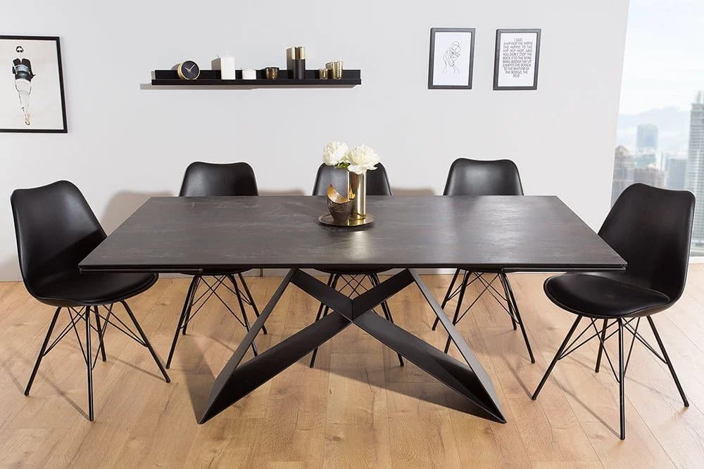 riess-ambiente Esstisch PROMETHEUS Keramik 180-260cm braun - Bild 4