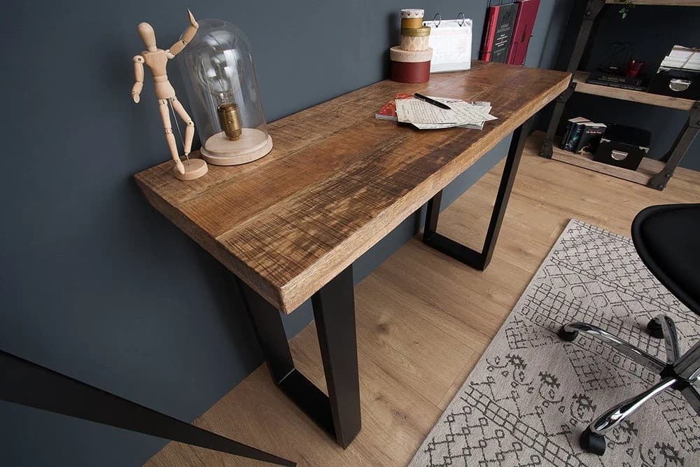 riess-ambiente Konsolentisch IRON CRAFT 115cm Massivholz Industrial