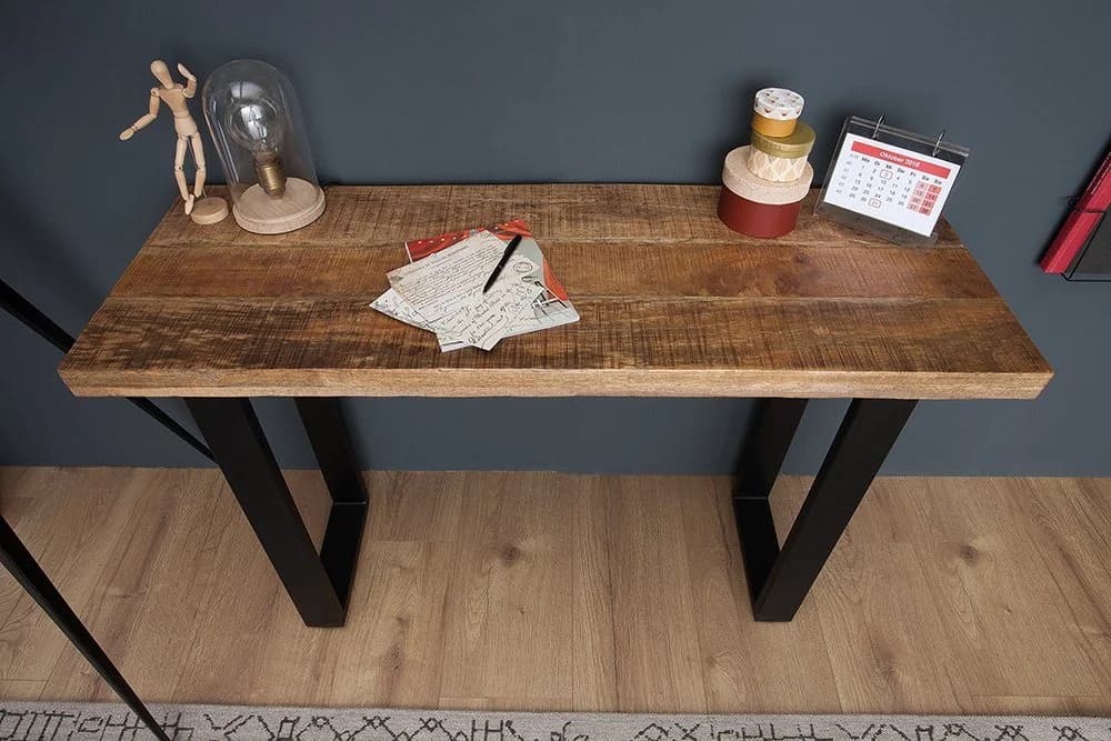 riess-ambiente Konsolentisch IRON CRAFT 115cm Massivholz Industrial - Bild 4